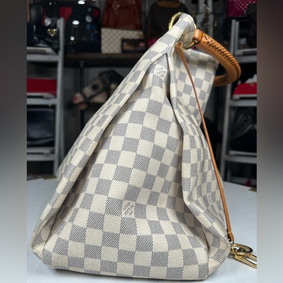 AUTHENTIC Louis Vuitton Damier Azure Artsy GM - Picture 4 of 16